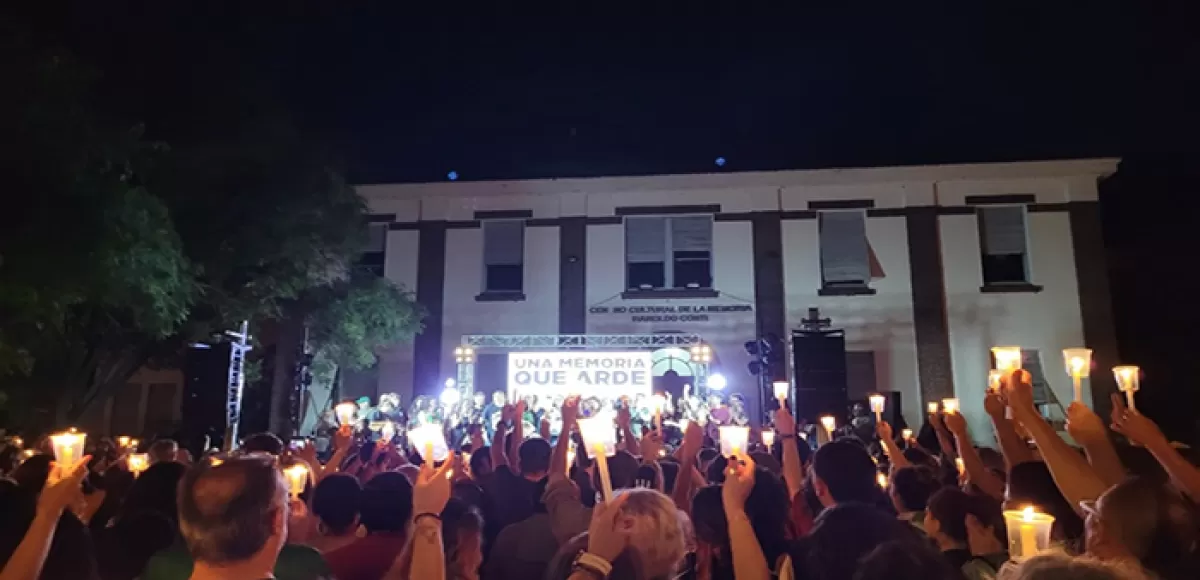 Los trabajadores iluminaron el Haroldo Conti