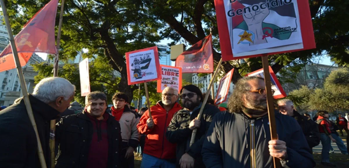 Marea Roja por Palestina