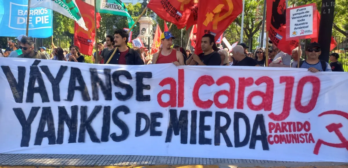 El Partido Comunista de la Argentina repudia el ataque yanqui contra Venezuela