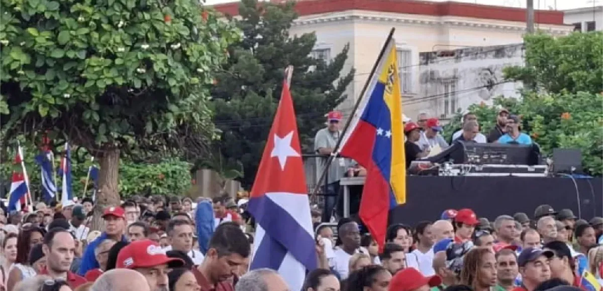 Apoyo a Cuba y Venezuela