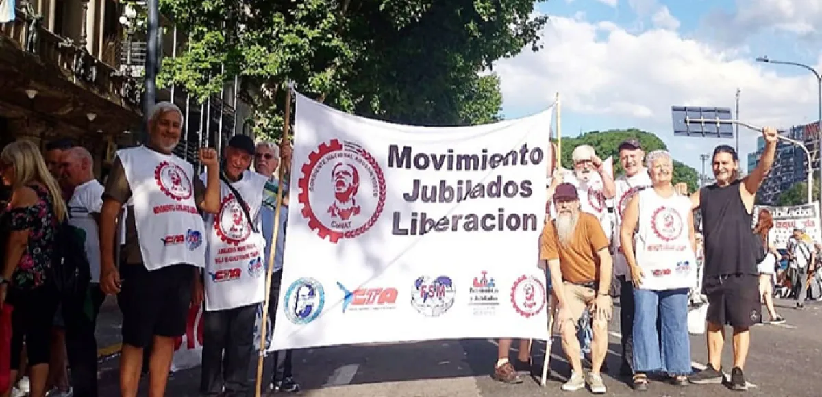 Jubilados contra el FAL