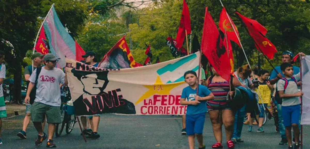 Con Ito Gómez como bandera