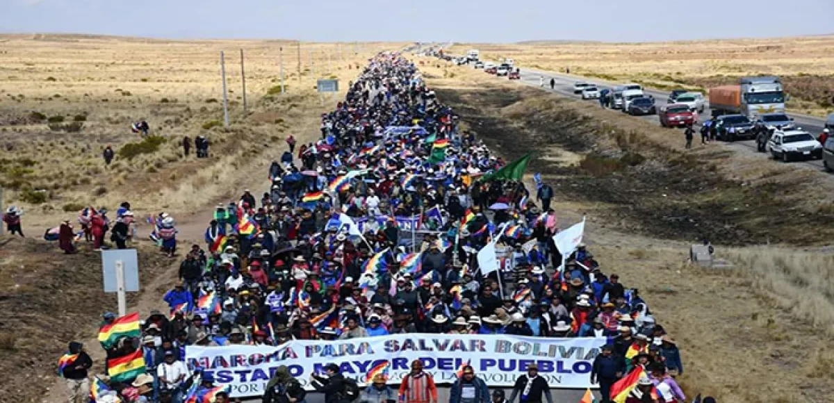 Estallido social en Bolivia