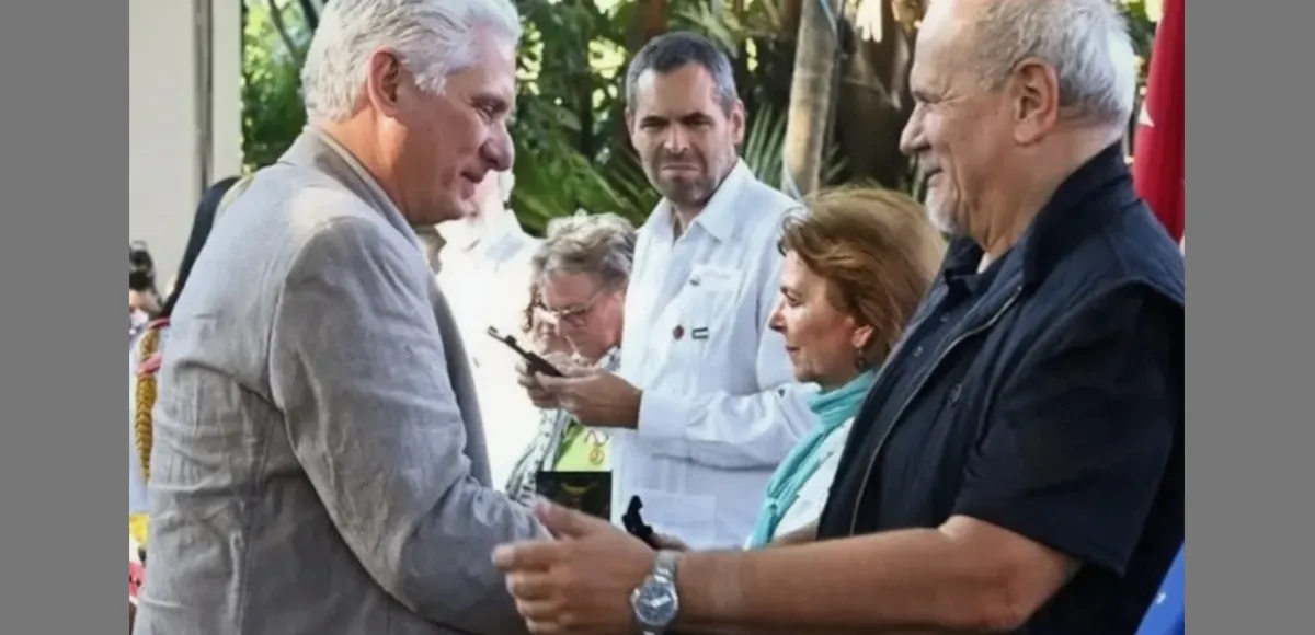 Reunión de Norberto Galiotti con Díaz-Canel