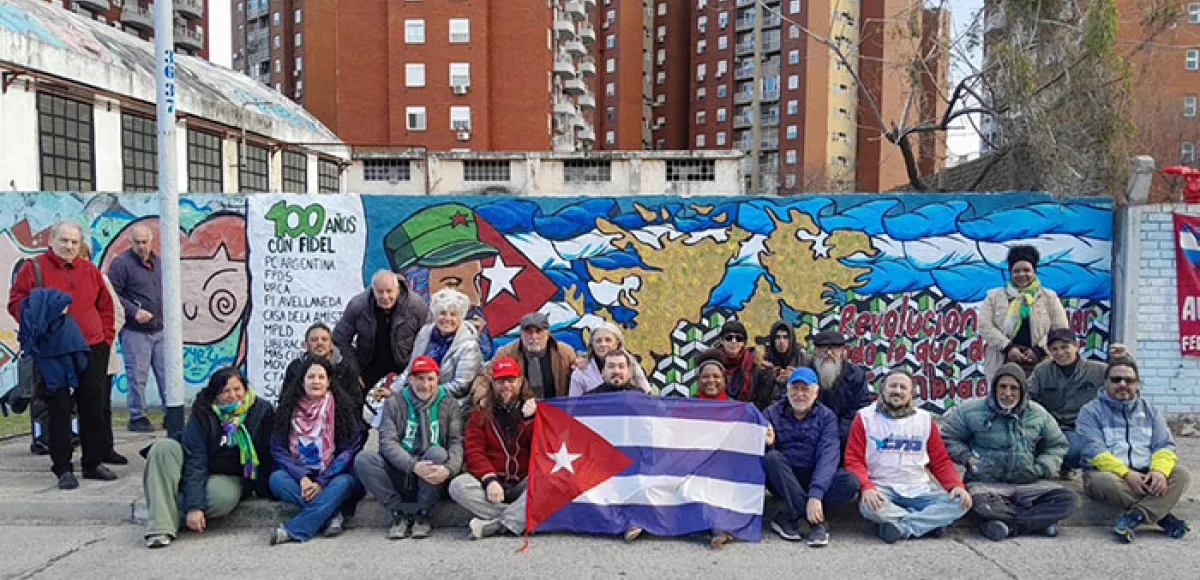 Otro mural por Fidel