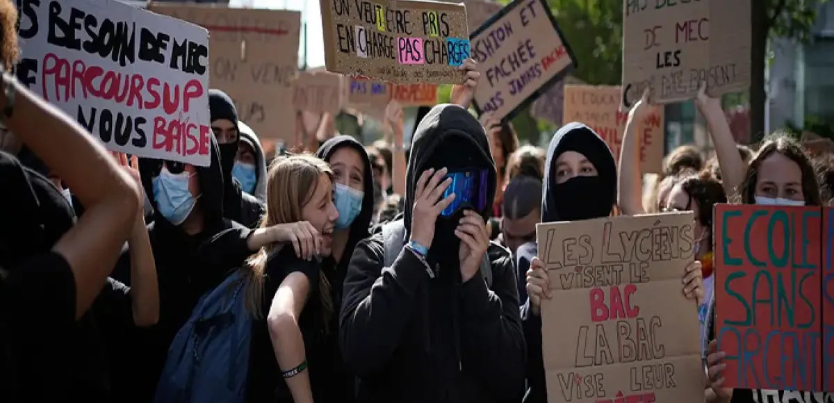 Masivas movilizaciones estudiantiles en Francia