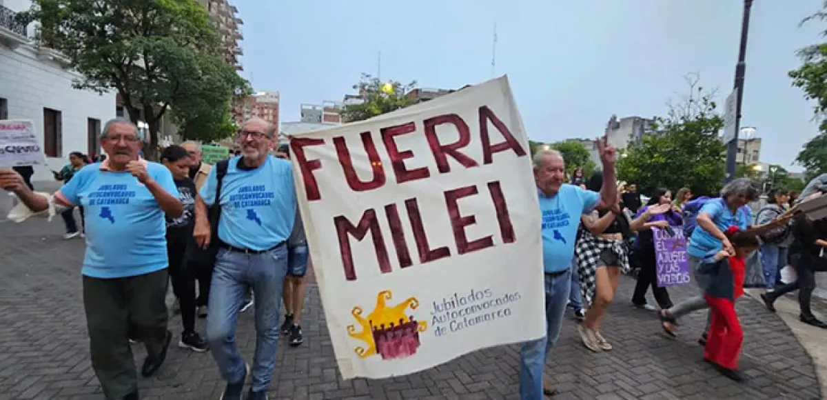 Los jubilados de Catamarca intensifican la lucha ante los acuerdos entre Milei y Jalil